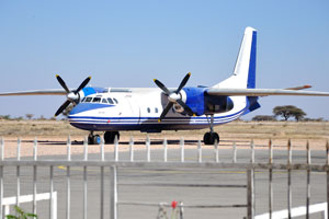 Passenger aircraft “AN-24” in Hargeisa International Airport HGA