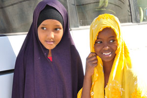 Pleasant young Somali girls