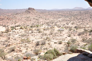 The dry and stony plain landscape that makes up much of Somaliland nowadays