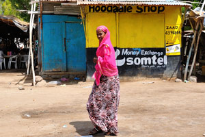 This is the first young woman which I saw in Somaliland