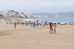 The northern part of the beach of Las Canteras is awesome