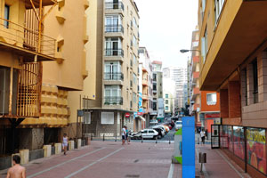 The street of Calle Pelayo