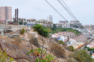 Barrio de Ansite district as seen from Doramas Park