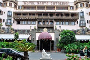 The facade of the Hotel Santa Catalina