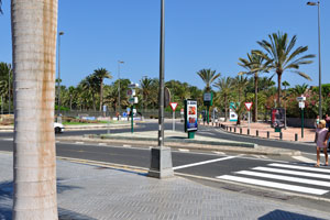 This roundabout is located near Faro de Maspalomas bus station