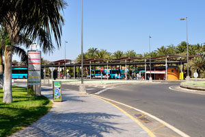 Faro de Maspalomas bus station is located in walking distance of the Maspalomas Lighthouse