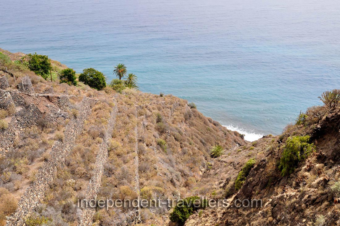 A beautiful seaside slope of Hermigua town