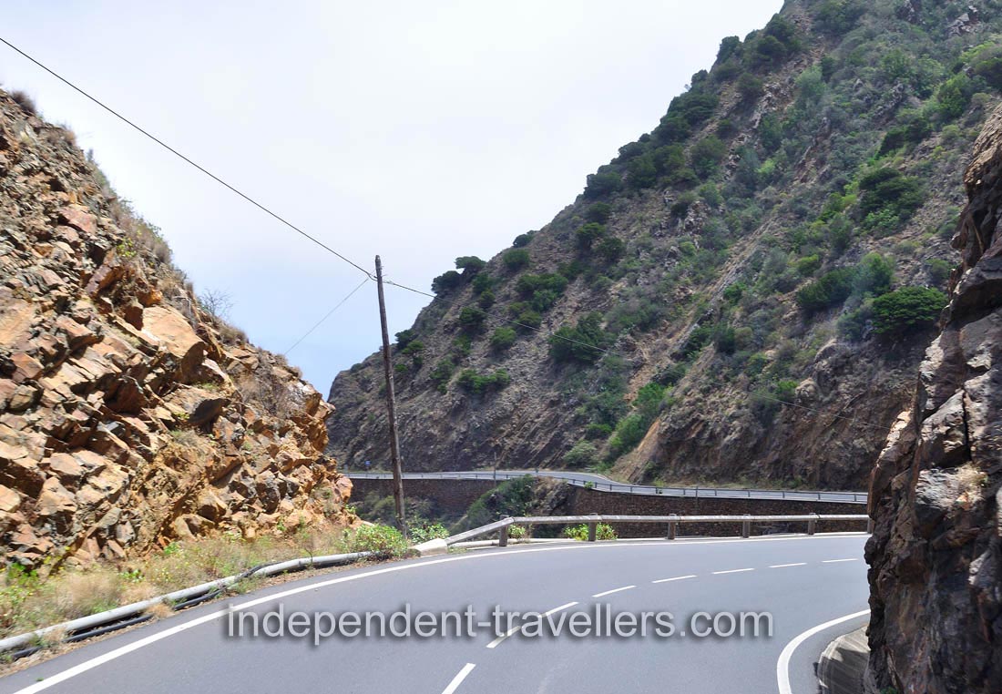 We left Agulo village and directing to Garajonay National Park
