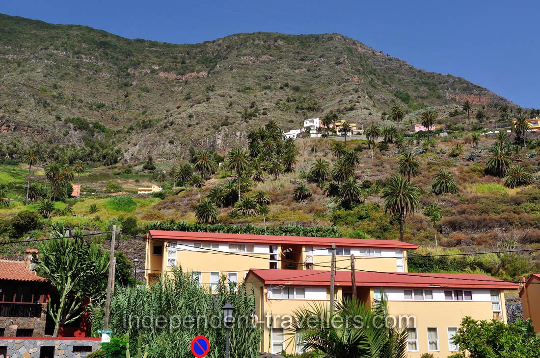 There is Las Casas village in the middle of mountain