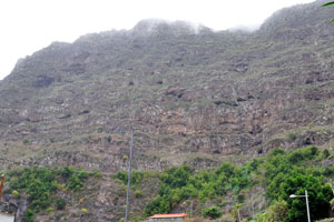 This mountain towers over Agulo village