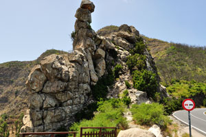 These funny rocks are located near Roque de Agando