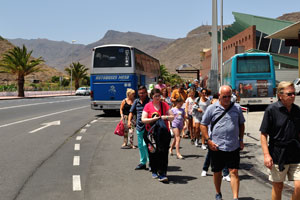 Estación de Guaguas bus station is located in San Sebastián de La Gomera town