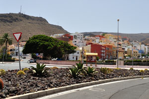The southwestern part of San Sebastián de La Gomera town