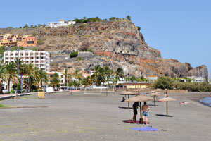 A few metres away from the centre of town, the capital has a beautiful beach, Playa De La Punta