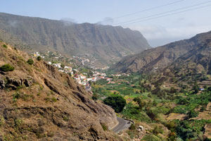 The valley of Hermigua is a picturesque gorge