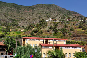 There is Las Casas village in the middle of mountain