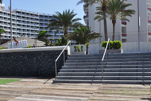 This stairway connects Playa de Troya beach with Avenida de Rafael Puig Lluvina