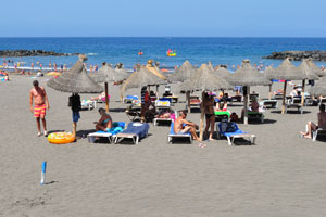 Playa de Troya beach is small but very comfortable