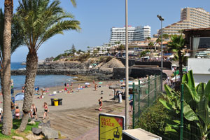 This is the northern part of Playa de El Bobo beach