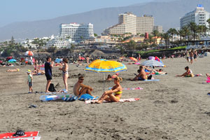 Playa de Troya beach is a sandy beach