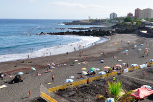 Playa Maria Jiménez beach is a beautiful beach with a gentle slope