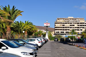 This is the parking place of “San Marino Holidays” apartment complex