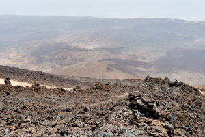 The environmental conditions of the Mount Teide area, including less oxygen, could affect physical performance, causing you to tire more quickly