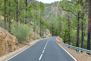 The travelling along TF-21 winding road is full of unforgettable impressions
