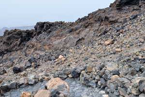 A unique landscape of craters, volcanoes and rivers of petrified lava surrounds Teide peak