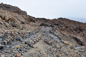 The Route #10 “Telesforo Bravo” leads to the crater of Mount Teide