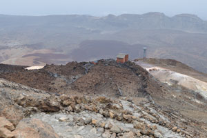 The “Route #10” which leads to the crater of Mount Teide is steep and winding