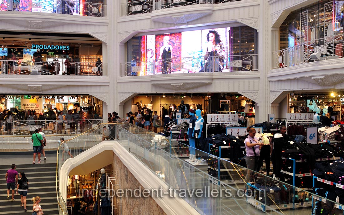 This is the interior of Primark Gran Vía discount fashion & accessories retailer