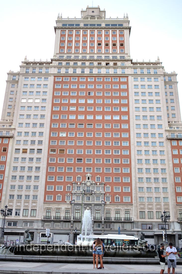 The Edificio España is one of the city's most iconic buildings