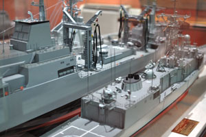 Model of the Santa María-class frigate