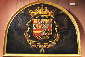 Coat of imperial and royal arms of the Spanish Monarchy “1501-1600” (oil on canvas)