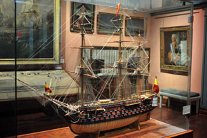 This is the Santísima Trinidad model with 136 cannons “1805”