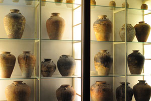 These vases were used for the storage and transportation of food