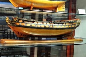 Ship of the line model with 60 cannons “1750”