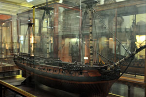 This is the Frigate Santa Rosalía ship model with 26 cannons “1767-1802”