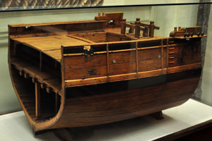 A model with the cross section, Gibraltar “1782”