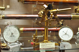 This sextant was built by “Troughton & Simms” British instrument-making firm in 1849