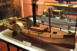 The steamer “Cavite Viejo” served as a tugboat in the bay of Manila in the middle of 19th century