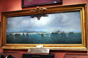 This the painting about the battle of Callao which occurred on May 2, 1866