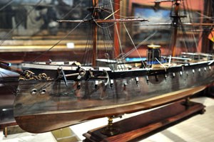 Model of the armored frigate “Numancia” (1863-1912)