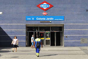 Colonia Jardín is a station on Line 10 of the Madrid Metro