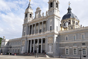 The Almudena Cathedral is the seat of the Roman Catholic Archdiocese of Madrid