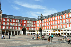The Plaza Mayor was built during Philip III's reign “1598-1621”