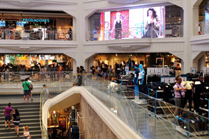 This is the interior of Primark Gran Vía discount fashion & accessories retailer