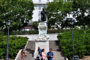 Francisco de Goya statue