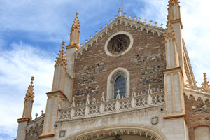 This is the facade of San Jerónimo el Real catholic church